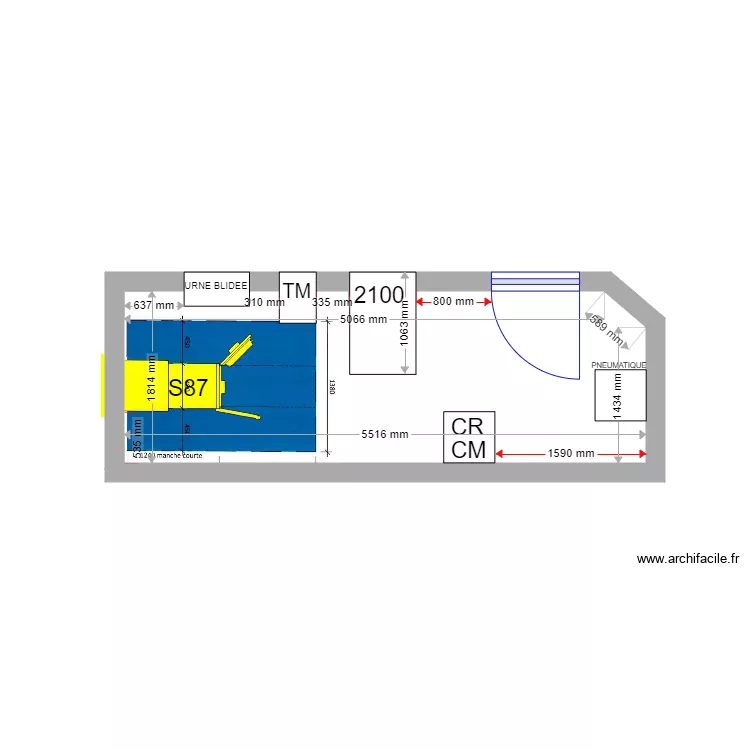 plan de masse PROJET PLAN DE CUQUES S87. Plan de 