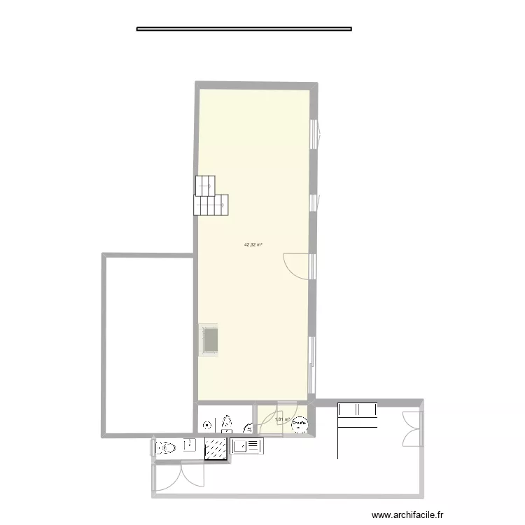 RAVOUX RDC AVEC GARAGE2. Plan de RAVOUX RDC AVEC GARAGE2. Plan de