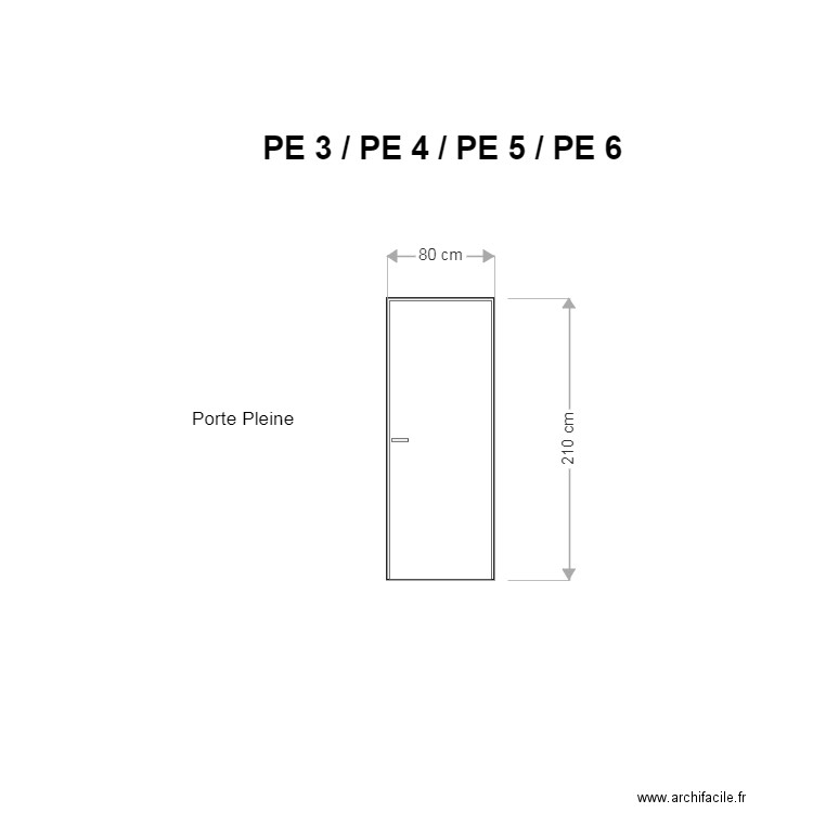 Menuiseries Exterieures Aluminium PE 3 PE 4. Plan de 0 pièce et 0 m2