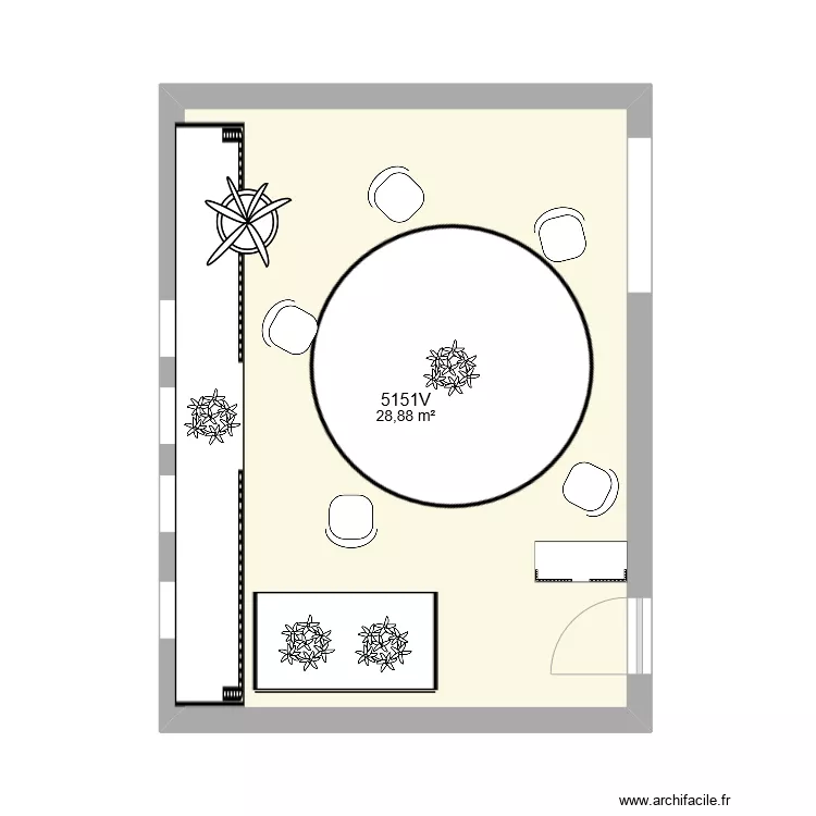 AMENAGEMENT 5151V V3. Plan de 