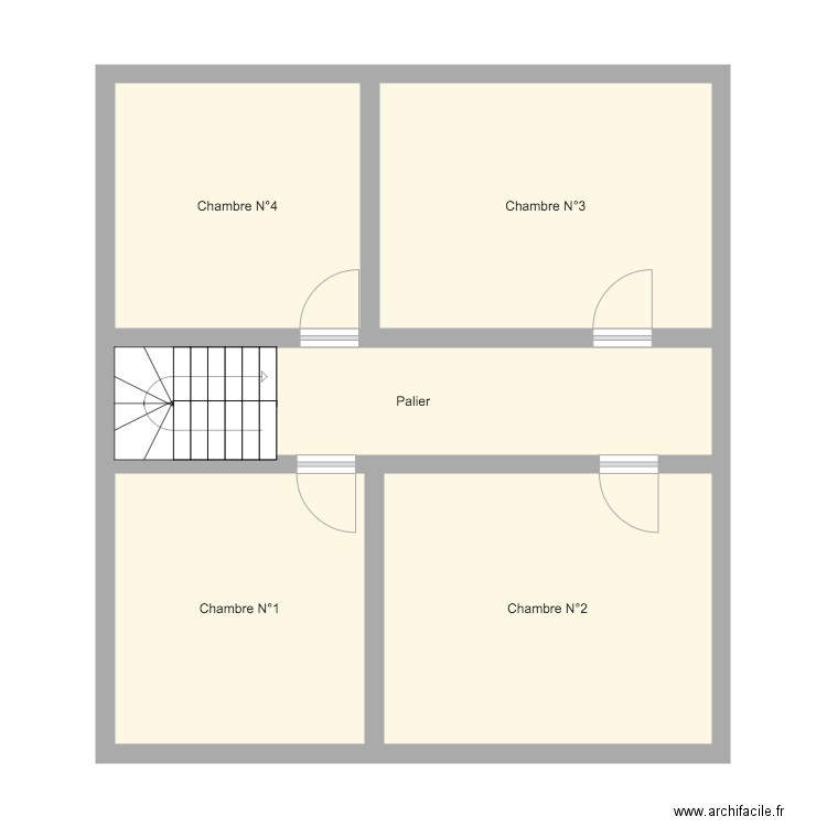 Croquis MONERAT 1er Etage. Plan de 0 pièce et 0 m2