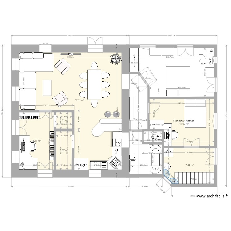 Scenario. Plan de 0 pièce et 0 m2