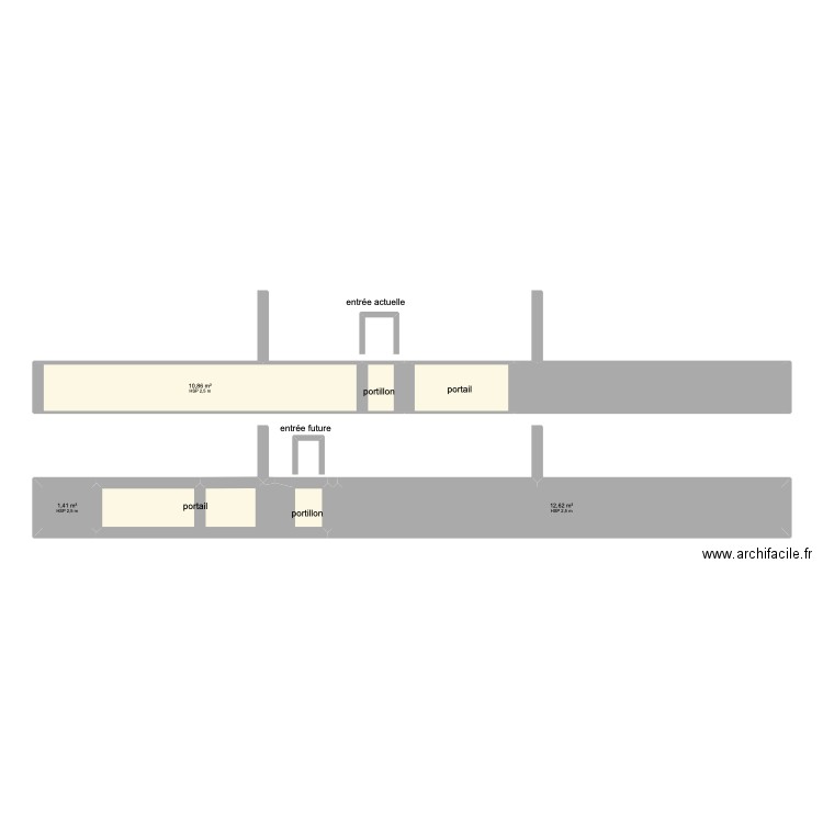 maison sceaux. Plan de 7 pièces et 43 m2