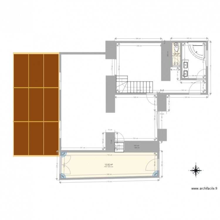 PLAN 1. Plan de 0 pièce et 0 m2