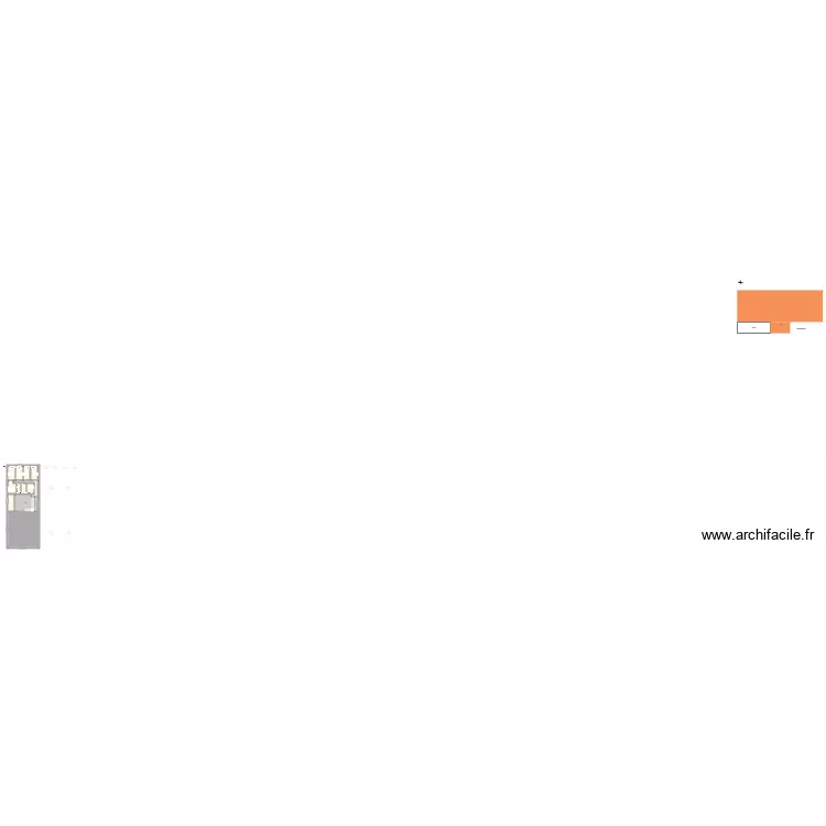 vue de dessus existante. Plan de 