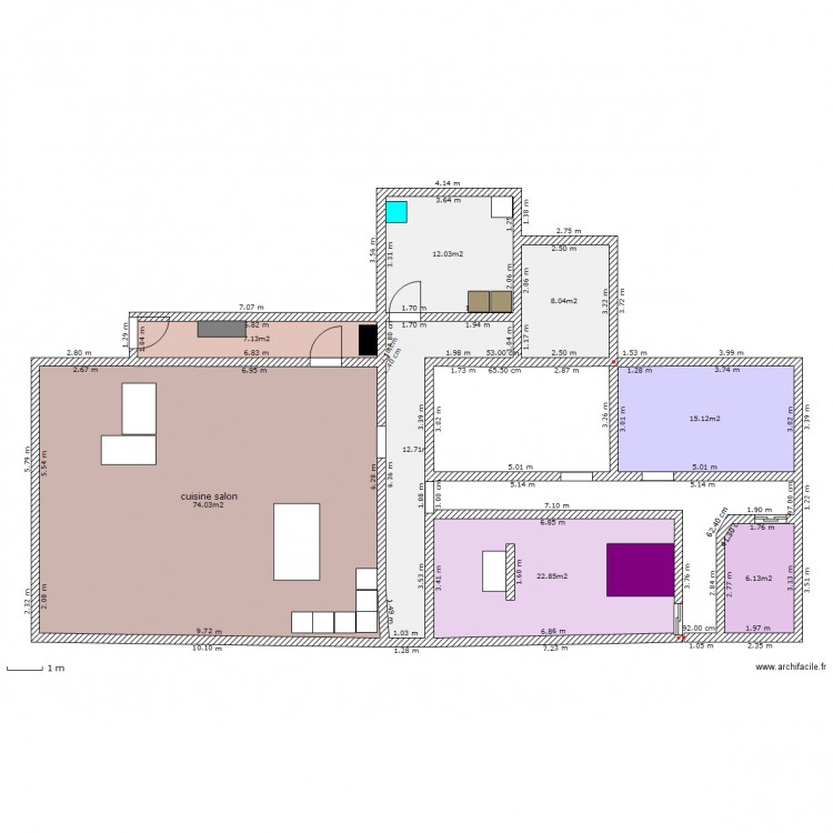 sabella. Plan de 0 pièce et 0 m2