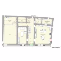 Mas Sarrians plan partie maison