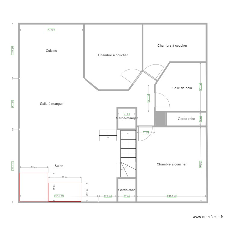 Plan maison. Plan de 0 pièce et 0 m2