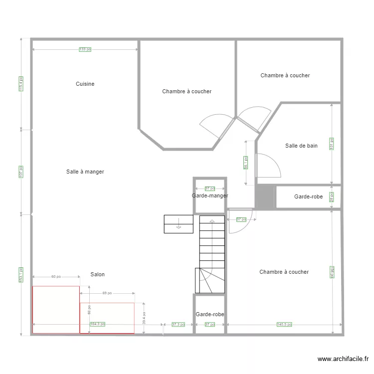 Plan maison. Plan de 