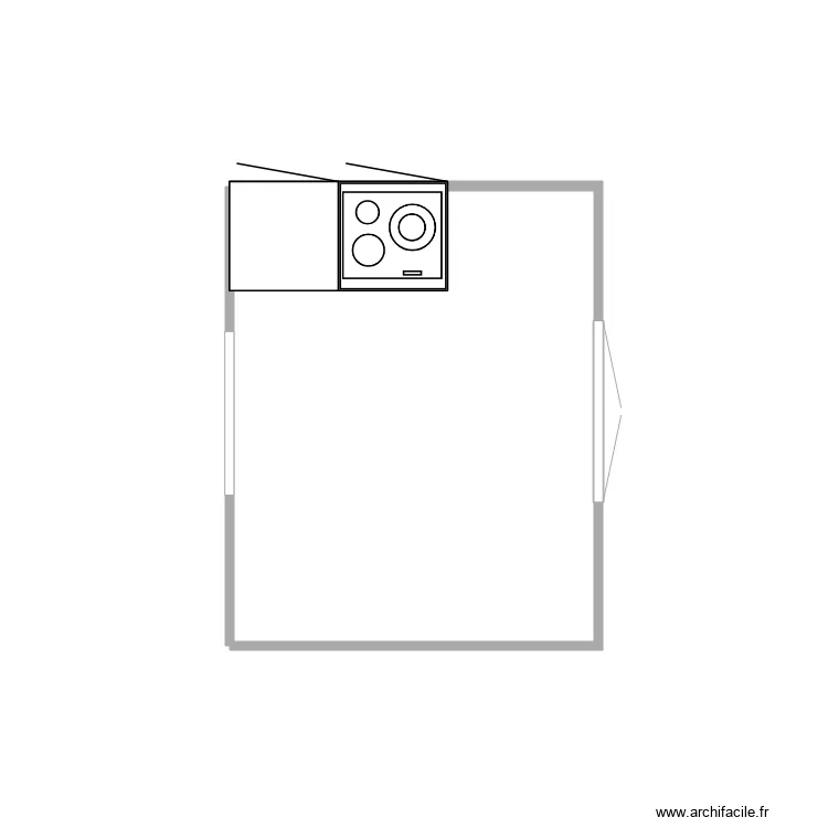 cuisine vero. Plan de 