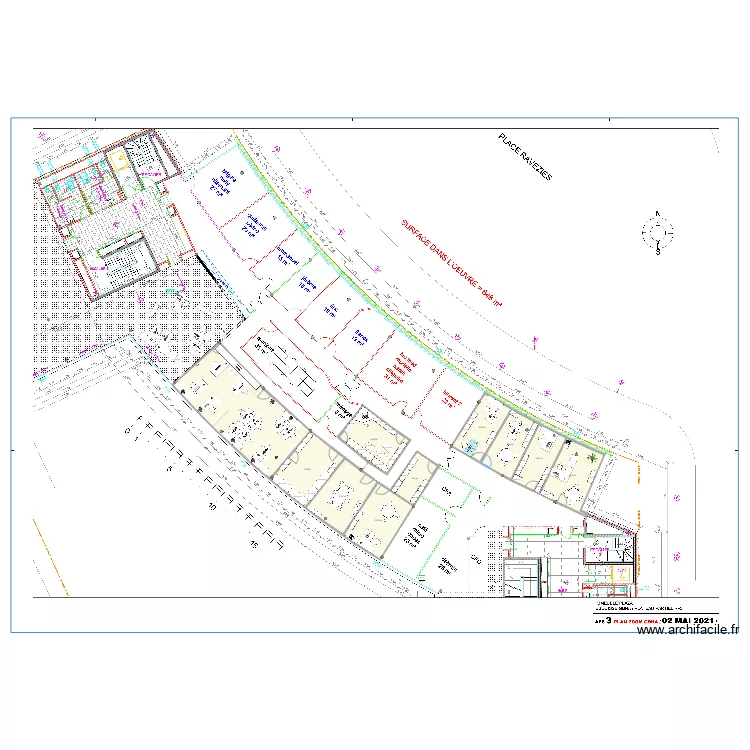 Ravezies v7 moove LP2. Plan de 