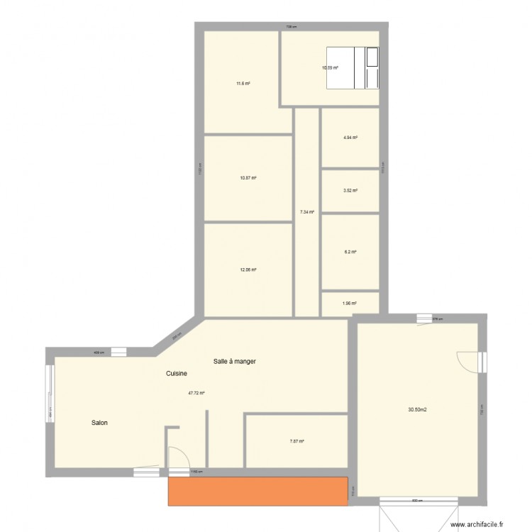 plan inversé 270117. Plan de 0 pièce et 0 m2