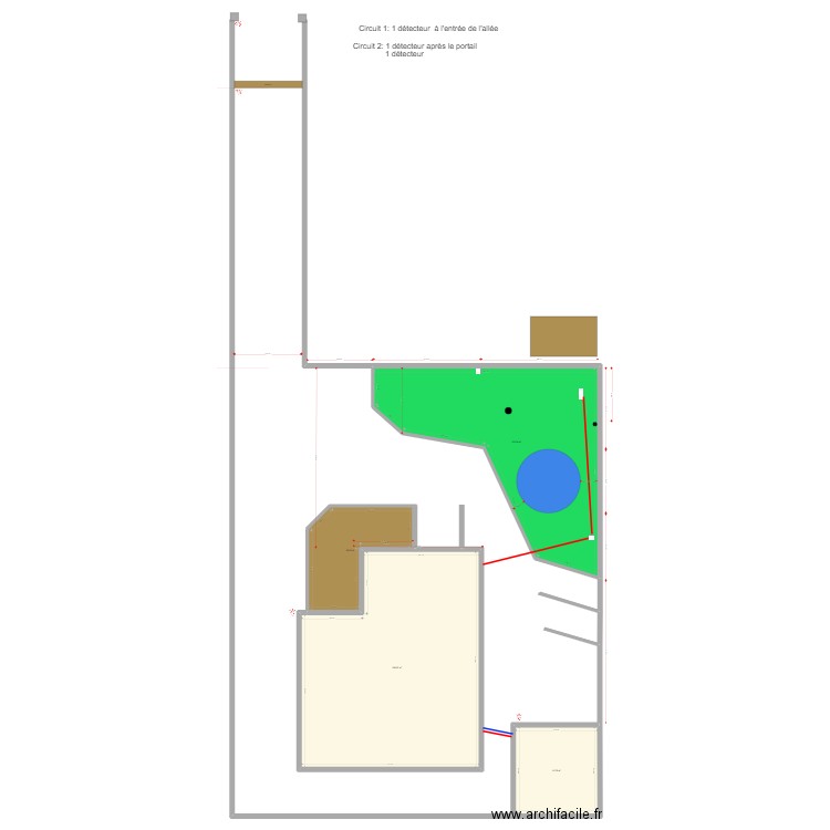 AMENAGEMENT EXT ELEC. Plan de 4 pièces et 431 m2