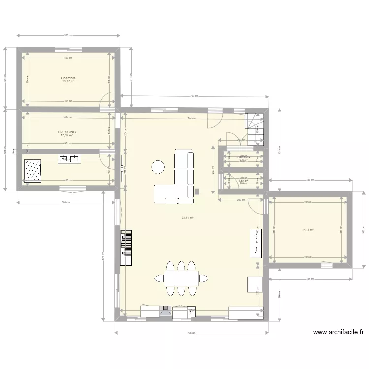 pito am&eacute;nag&eacute;. Plan de 