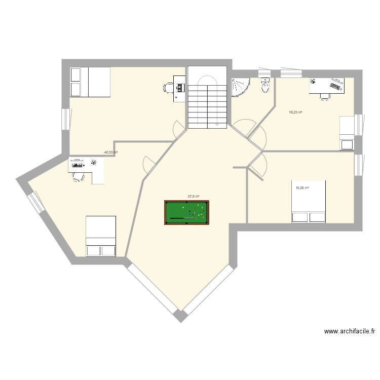 RDC 1. Plan de 0 pièce et 0 m2