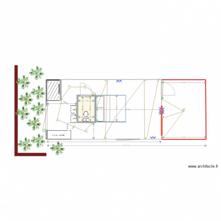 20180227 ELRCTRICITE SS PATIO. Plan de 0 pièce et 0 m2