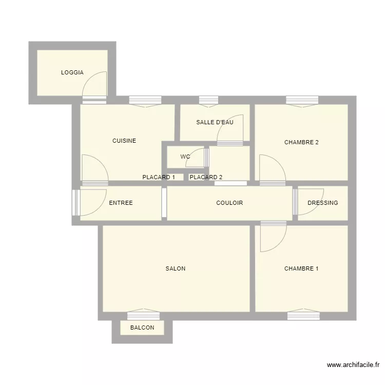 2EME ETAGE BRIGNOLES. Plan de 2EME ETAGE BRIGNOLES. Plan de