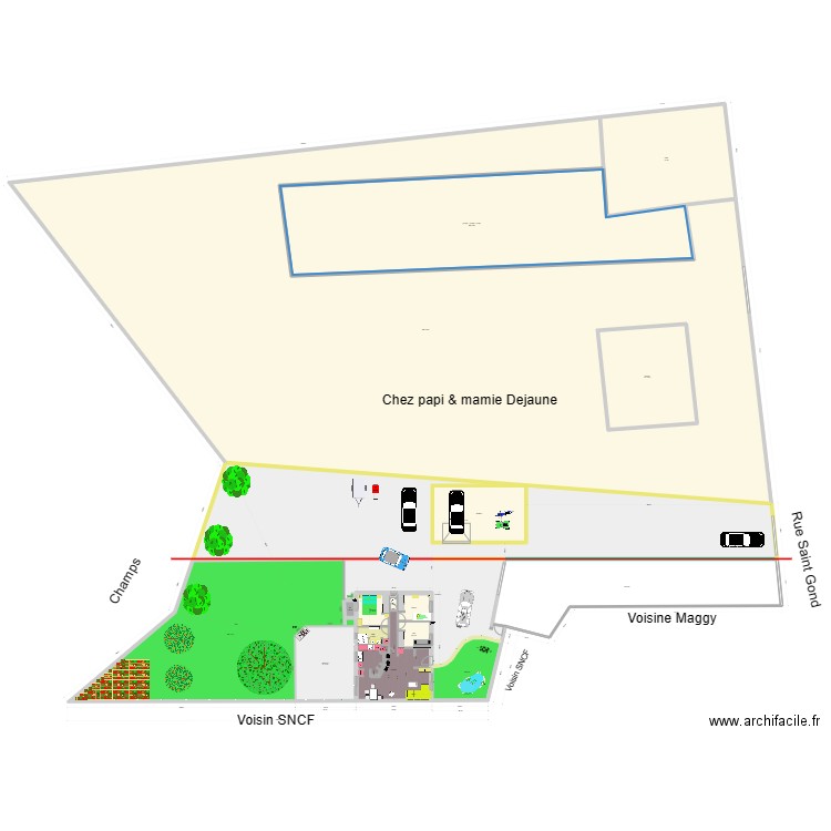 Plan général extension11 TEST2 avec plan papi. Plan de 20 pièces et 3919 m2