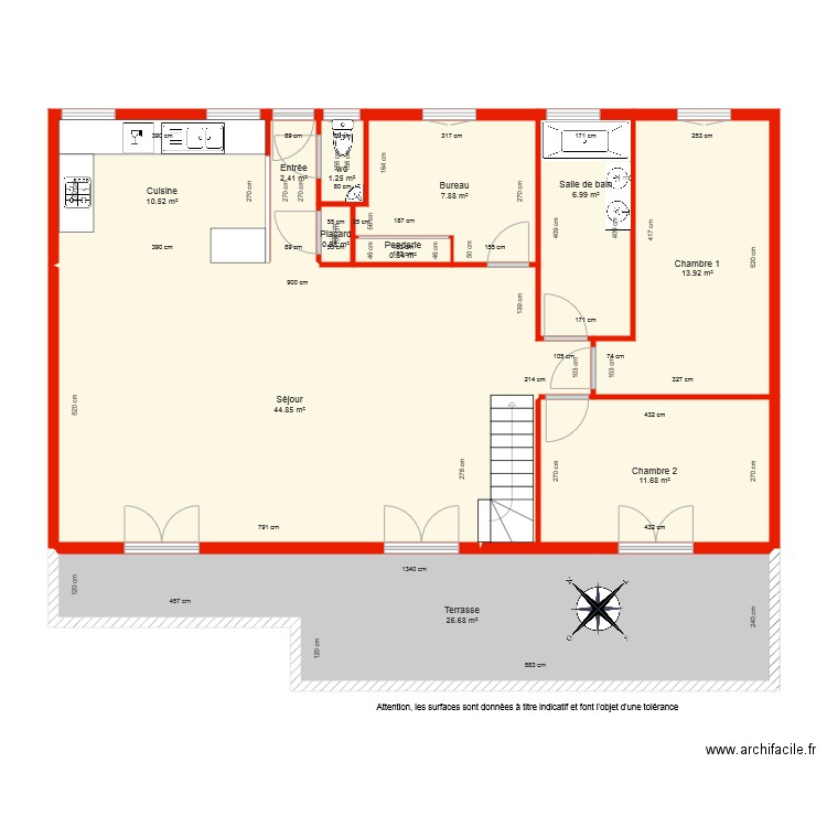 BI 2960 coté . Plan de 0 pièce et 0 m2