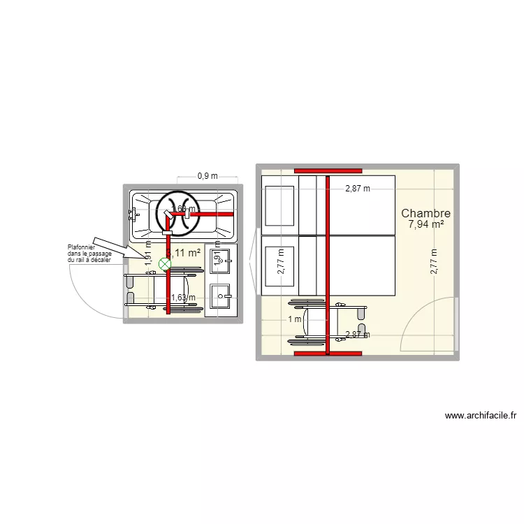 ANKI SANTIN courbe courte. Plan de 