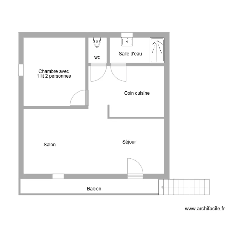 Plan g&icirc;te 5164. Plan de 