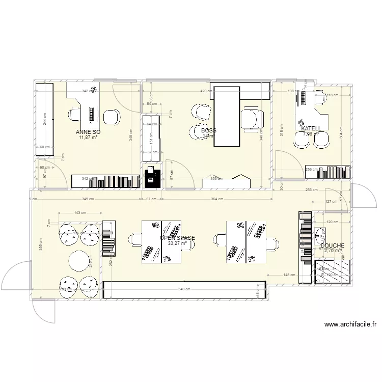 bureau v3. Plan de bureau v3. Plan de