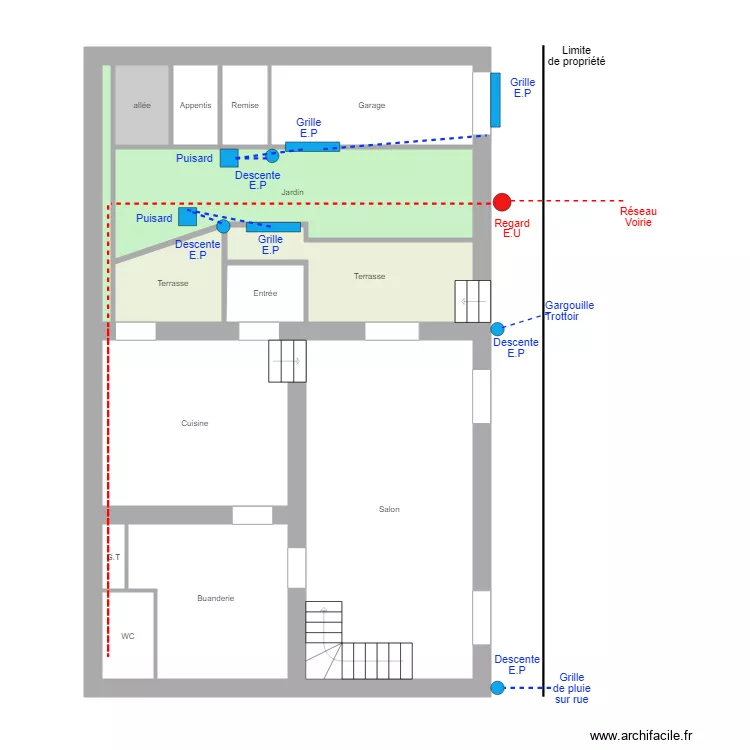 JEAN LOUIS HOME. Plan de 