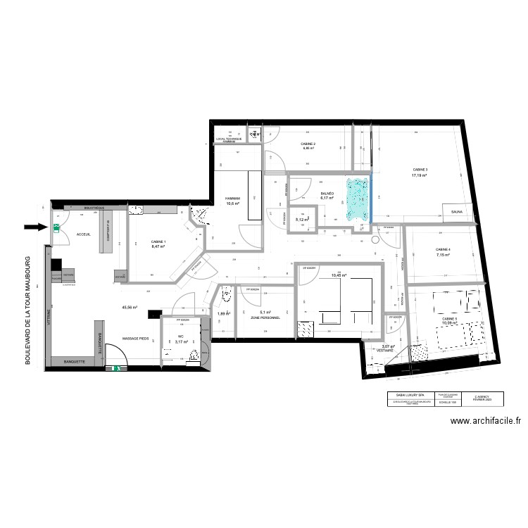 SABAI LUXURY SPA PROJET. Plan de 0 pièce et 0 m2