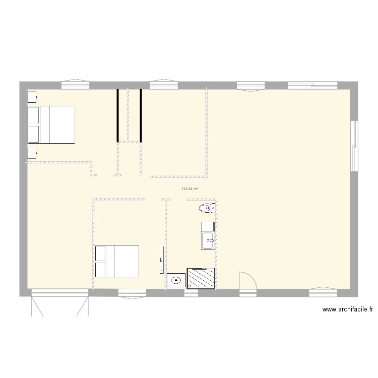 maison. Plan de 0 pièce et 0 m2