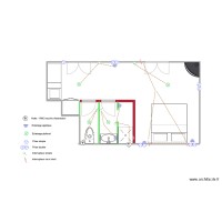 chambre gauche - Plan électrique