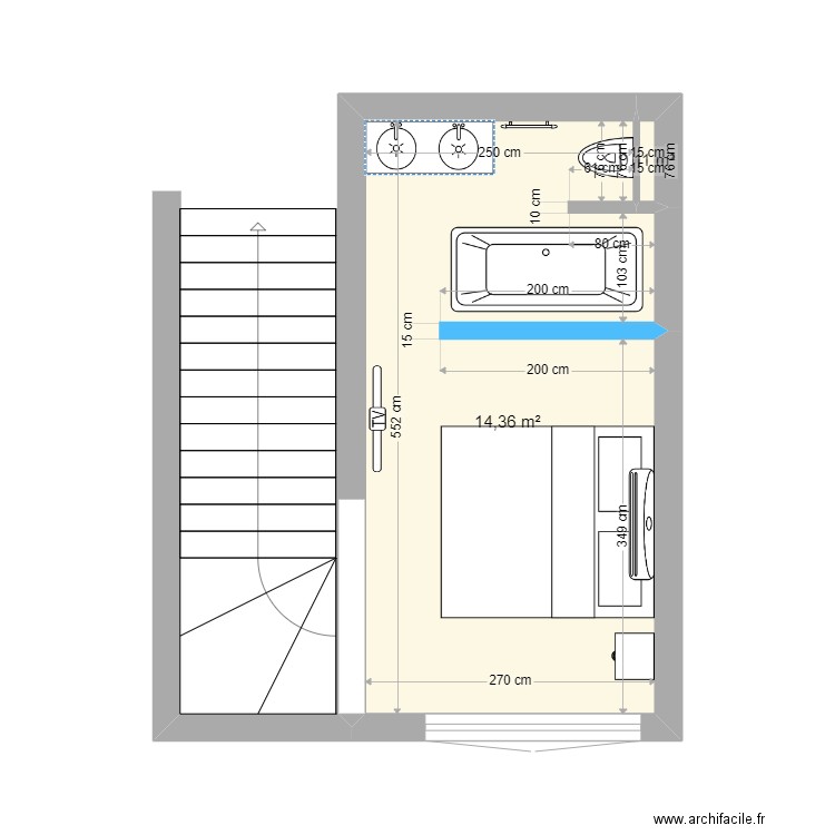 SDB 04. Plan de 0 pièce et 0 m2