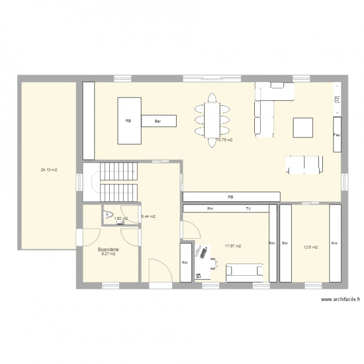 Maison RDC 20. Plan de 0 pièce et 0 m2