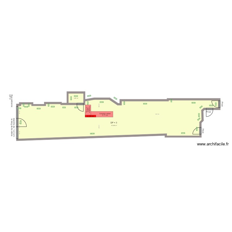 1001 PLANTES AVANT TRAVAUX. Plan de 0 pièce et 0 m2