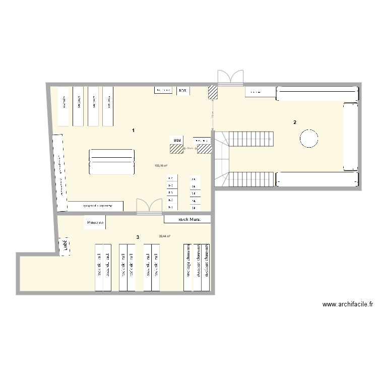 skiroom ape 2. Plan de 0 pièce et 0 m2