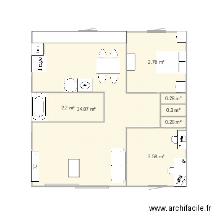 Appartement 640. Plan de 0 pièce et 0 m2