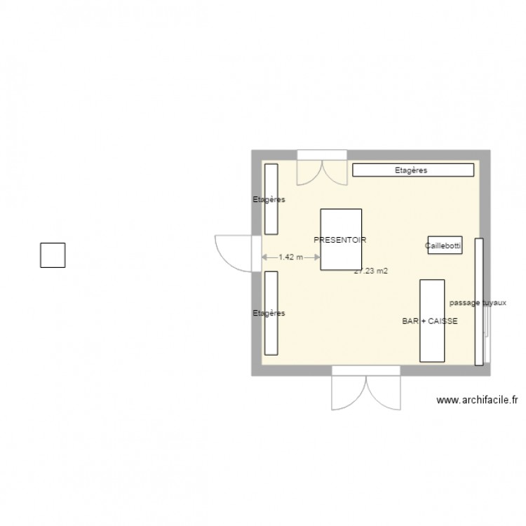 caveau002. Plan de 0 pièce et 0 m2