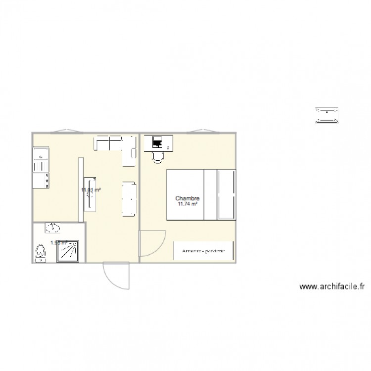 Plan Krouna. Plan de 0 pièce et 0 m2