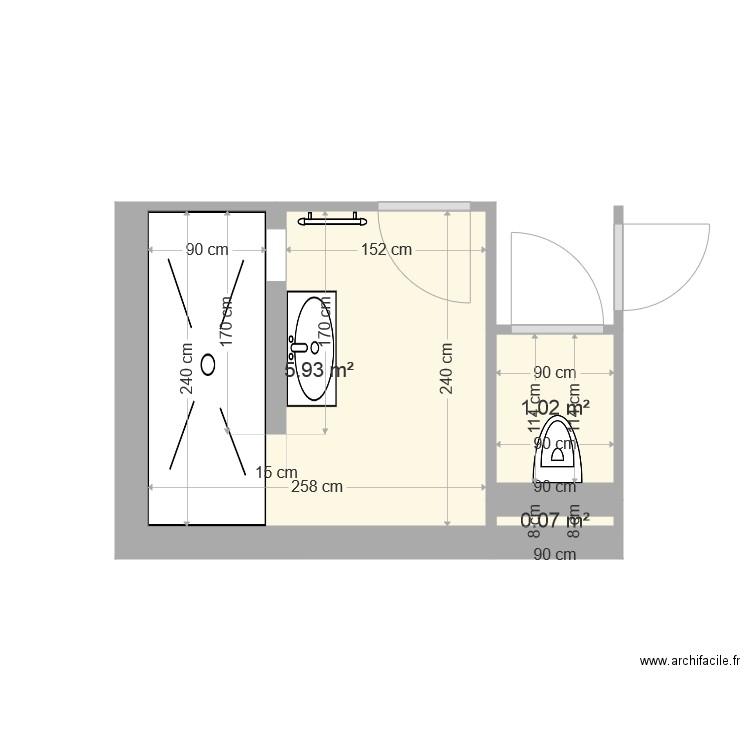 MICHEL. Plan de 0 pièce et 0 m2