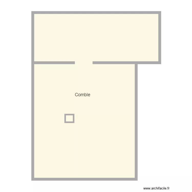 combles dumas alain. Plan de 