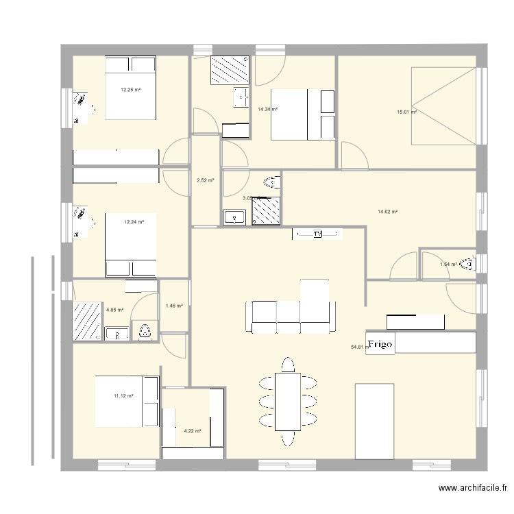 marie benoit. Plan de 0 pièce et 0 m2