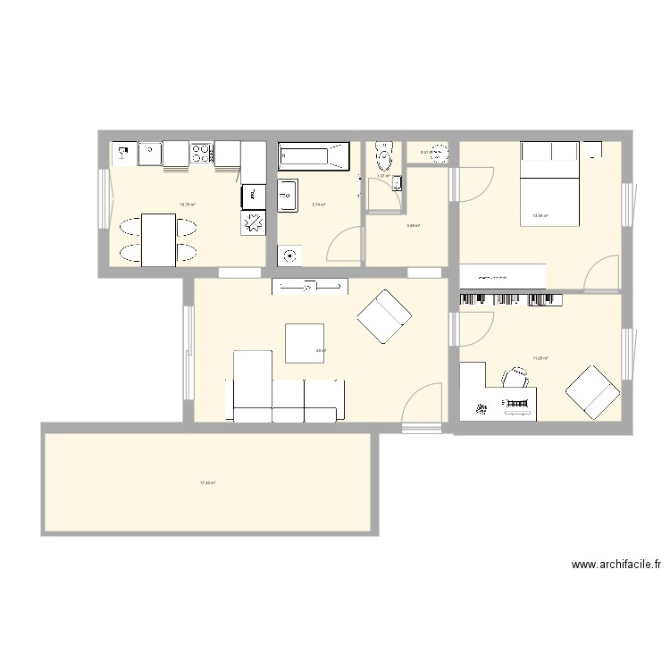 Charlotte 1. Plan de 0 pièce et 0 m2