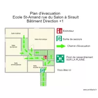 St Amand Salon b&acirc;timent direction premier &eacute;tage