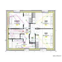 PLAN ARCHITECTURAL LUMIERE ETAGE MEL