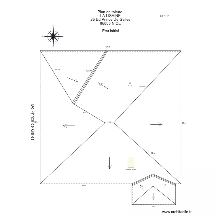 La lisaine plan d&eacute;finitif etat initial. Plan de 