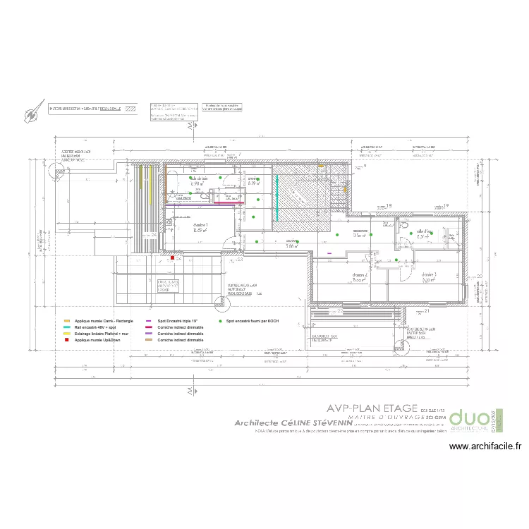 Sassarat Etage. Plan de 