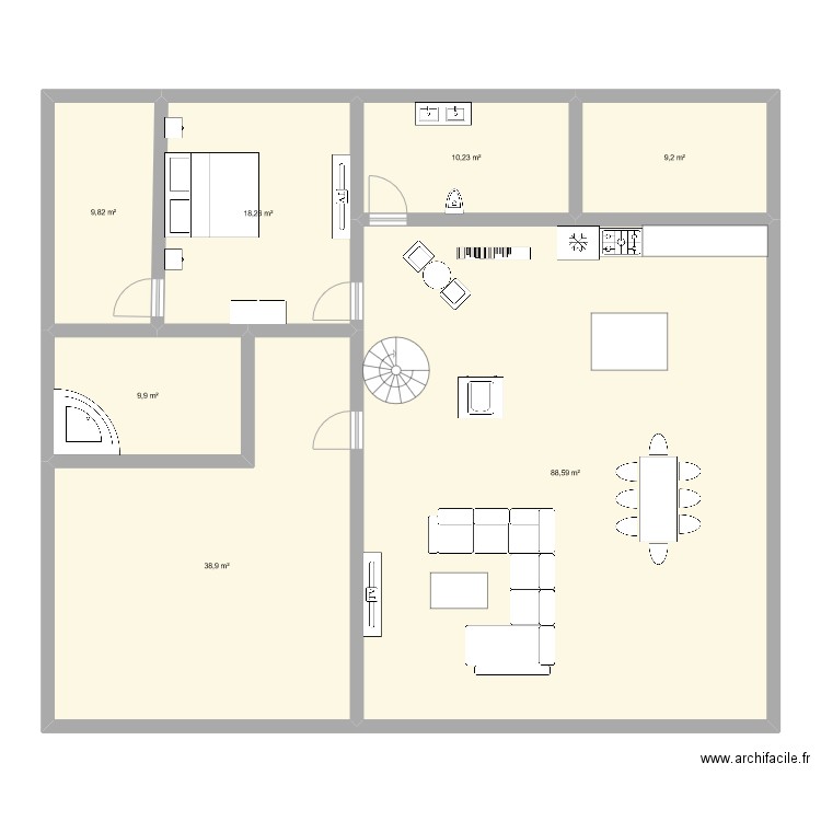 maison jullac. Plan de 0 pièce et 0 m2