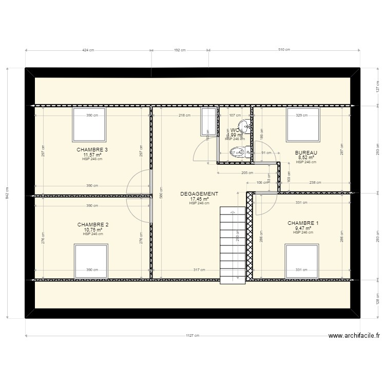 SIFFRINE_R1. Plan de 0 pièce et 0 m2