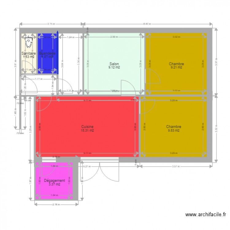 Plan. Plan de 0 pièce et 0 m2