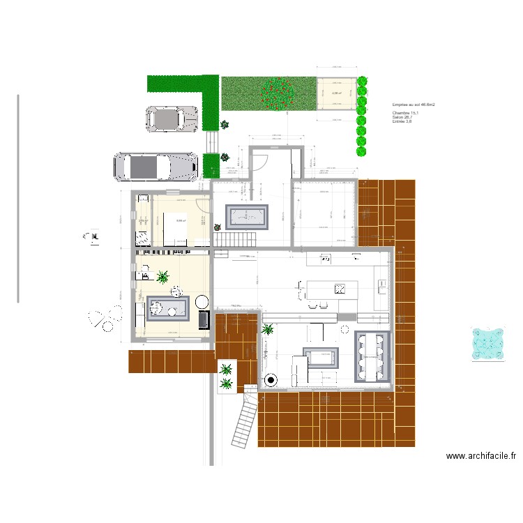 Extension 4. Plan de 0 pièce et 0 m2