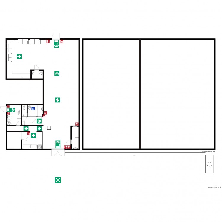 SALLE. Plan de 0 pièce et 0 m2